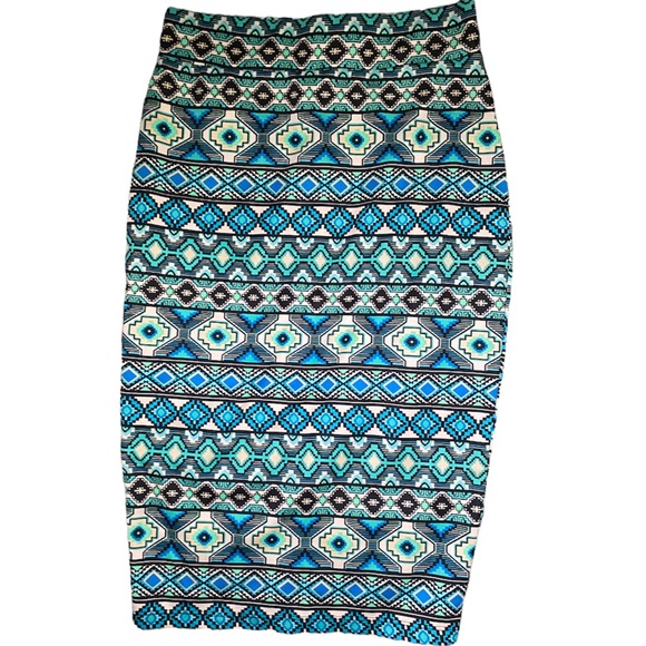 Source Unknown Dresses & Skirts - Aztec Print Pencil Skirt